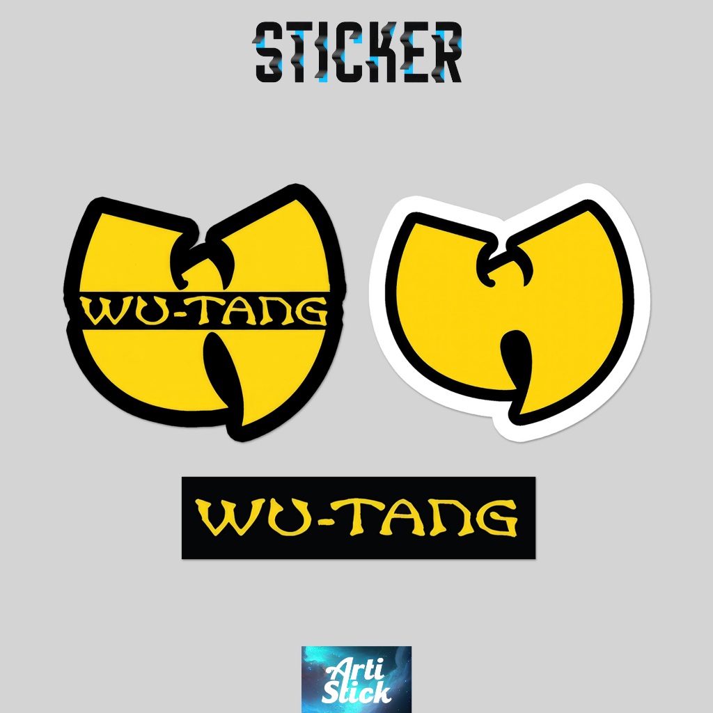

[3 pcs PACK] WU-TANG CLAN STICKER PACK | Vinyl Laminasi anti air | ArtiStick Merch