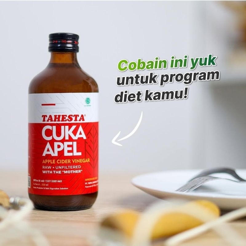 

Cuka Apel Tahesta 320ml Original Halal dan BPOM