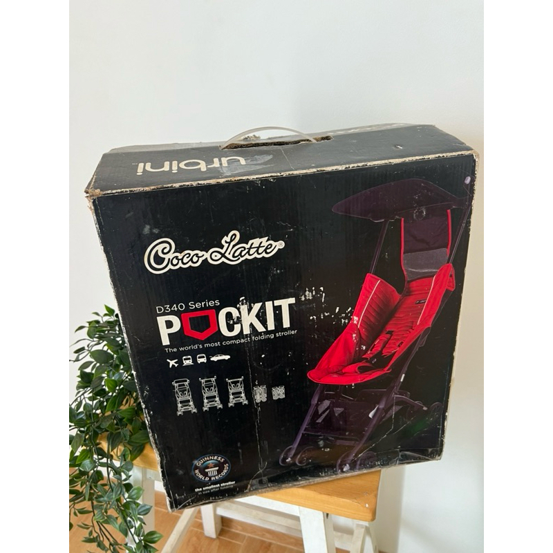 Stroller Pockit Chocolatte D340 seri CL 789 (preloved)