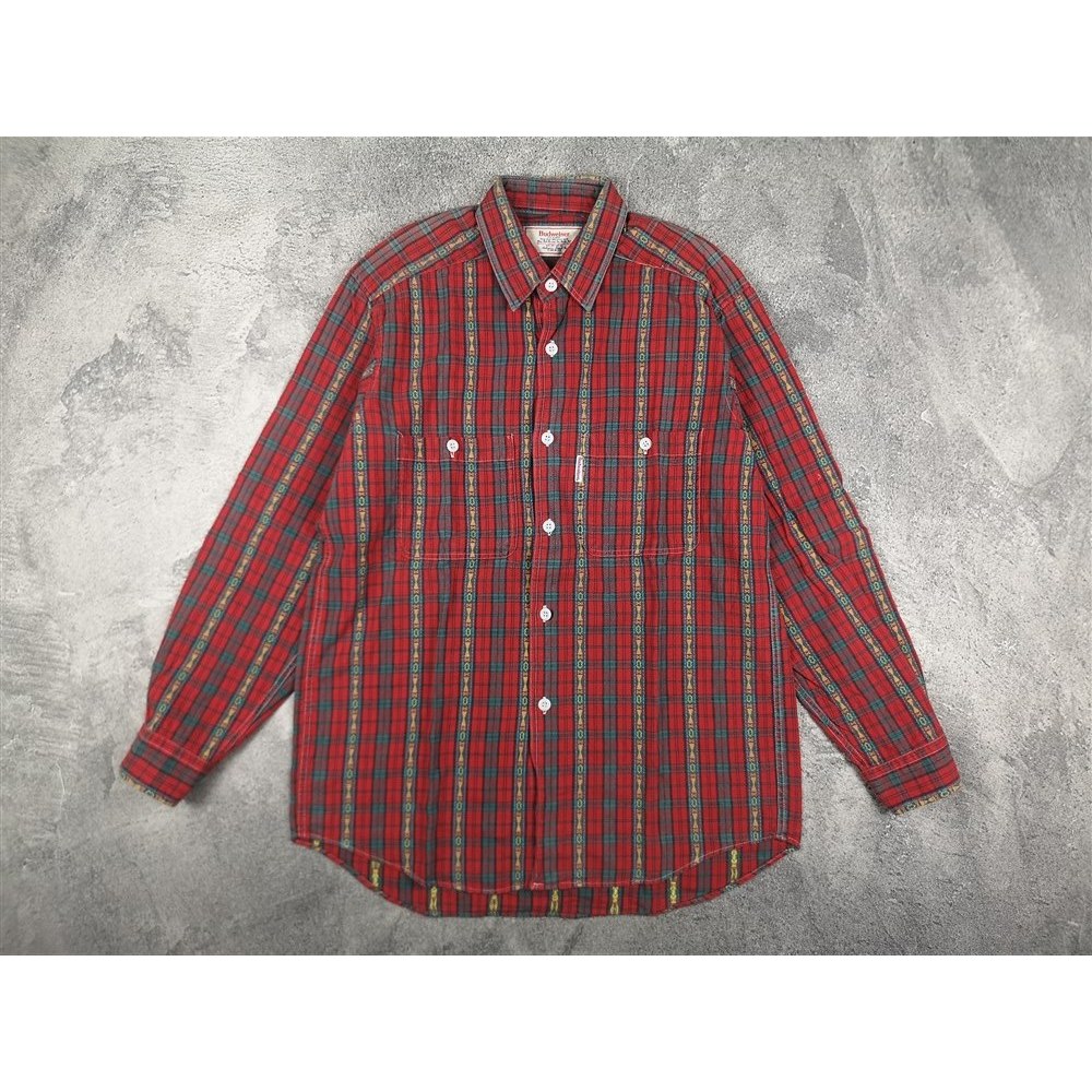 Kemeja Panjang BUDWEISER Long Sleeve Shirt