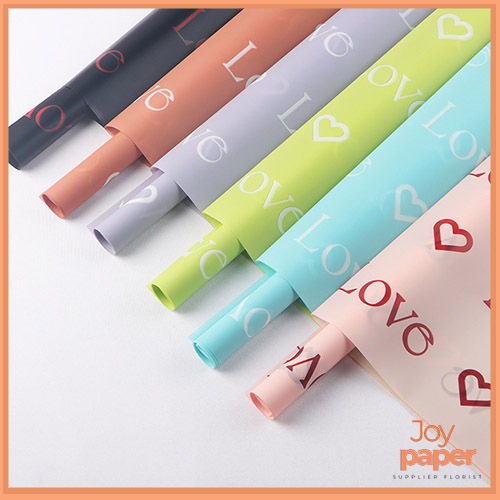 

Cellophane Flower Motif love kertas buket Kb6172