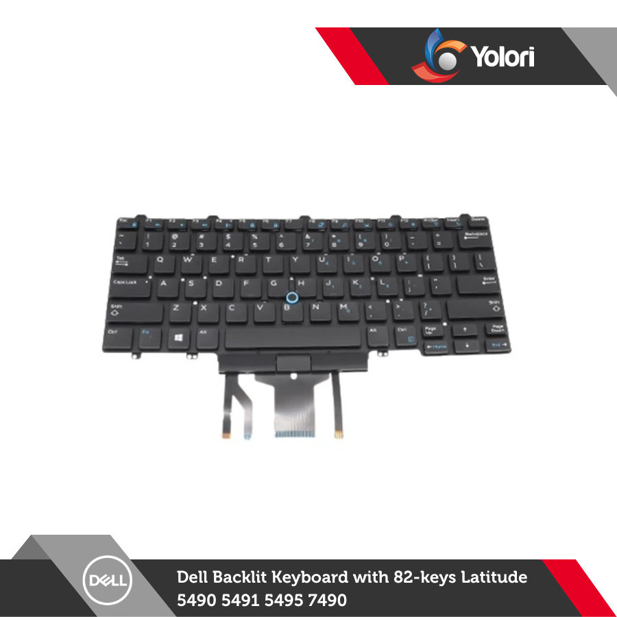Dell Backlit Keyboard with 82-keys Latitude 5490 5491 5495 7490