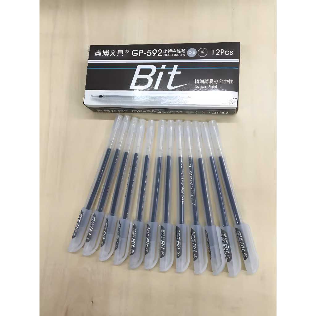 

Pulpen Gel Pulpen Murah 1 Pack Pena Gel 0.5mm Standard Pulpen Gel MIMI 12Pcs