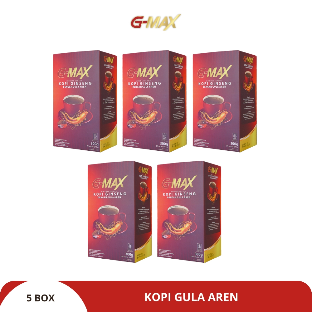 

G-MAX - Kopi Gula Aren - 5 Box