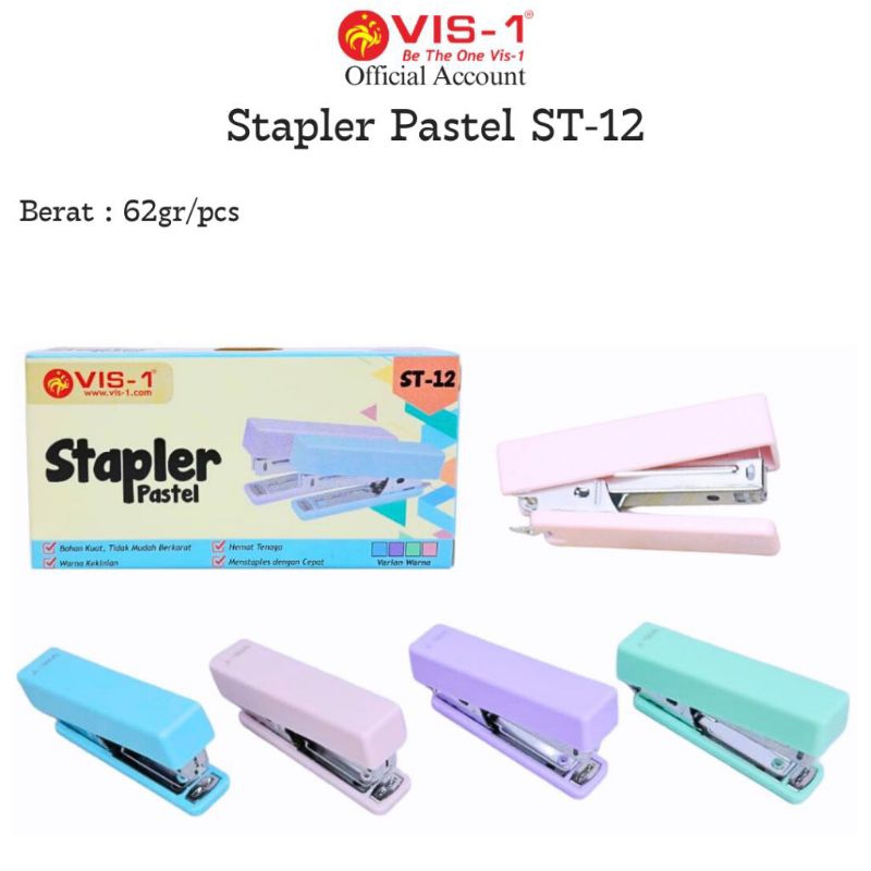 

Vis-1 Stapler Pastel ST-12