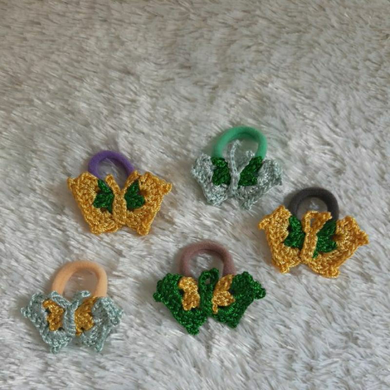 Ikat rambut wanita|ikat rambut rajut|ikat rambut