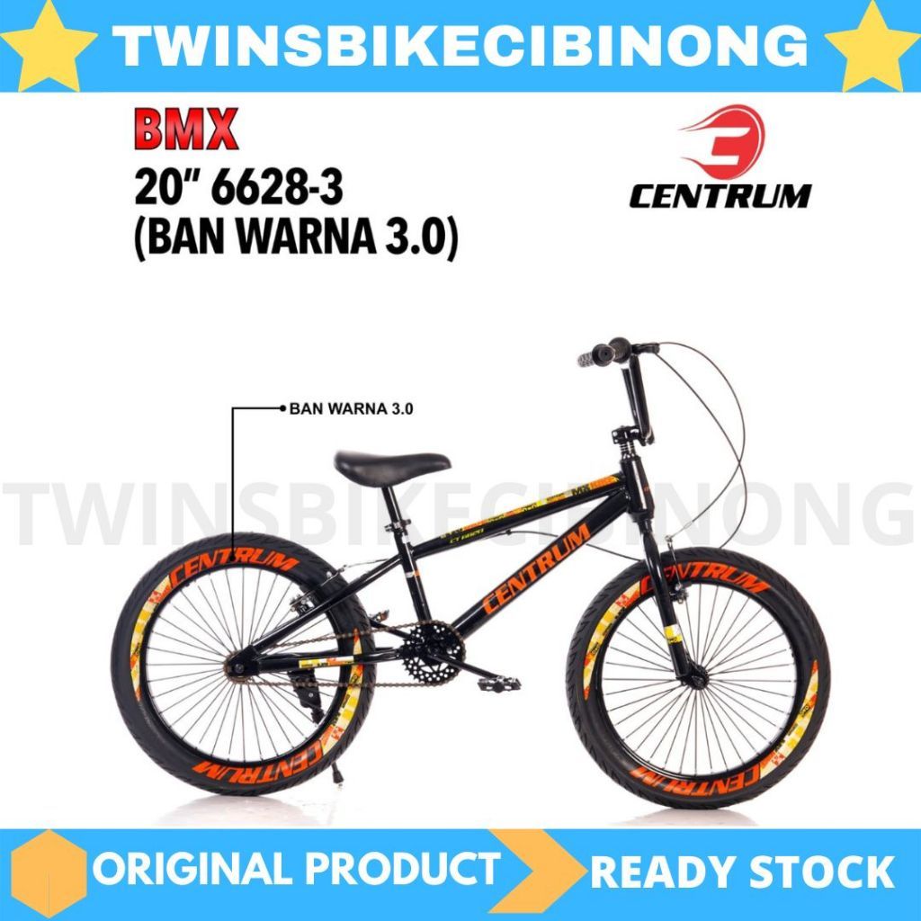 Sepeda BMX 20 Centrum 6628 ban 3.0