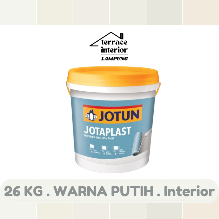 Cat Tembok Jotaplast Jotun warna Putih 26 kg