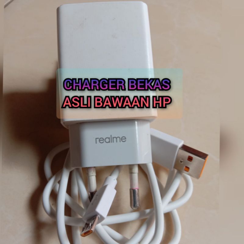 CHARGER REALME 5 | 5i | 5s ORI BAWAAN HP MIKRO USB