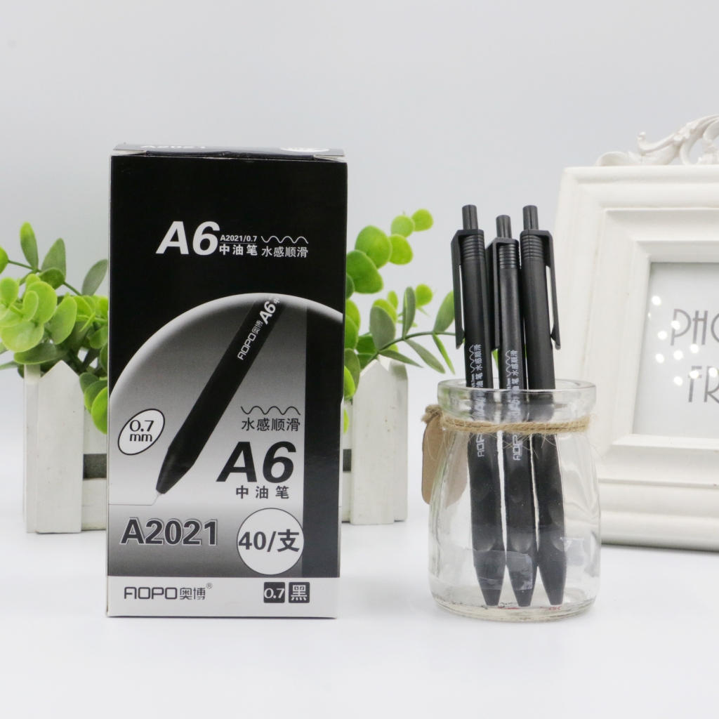 

[COD] Pulpen Gel/ Gel Pen Minyak 40PCS 0.7mm Tanpa Putus Tinta Cepat Kering Sekolah Perkantoran Pen