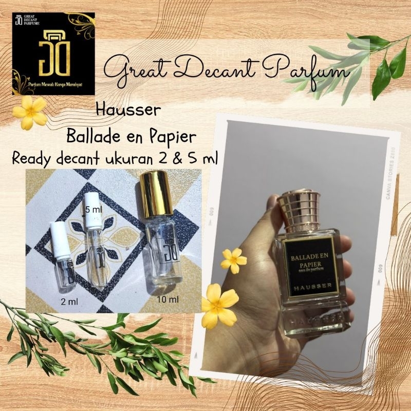 Hausser Ballade en Papier Parfum Decant