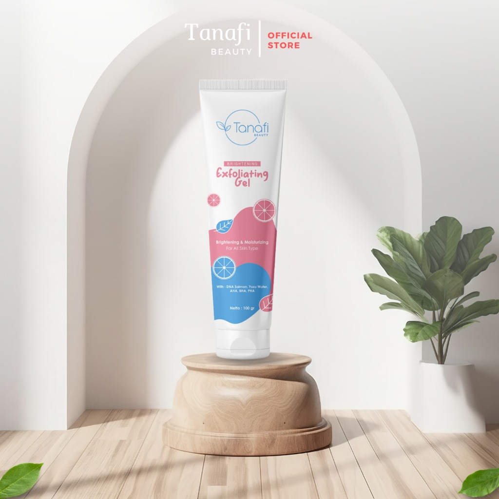 AMPUH TANAFI Exfoliating Gel Peeling Face Mengangkat Sel Mati Mencerahkan Wajah Eksfoliasi BPOM
