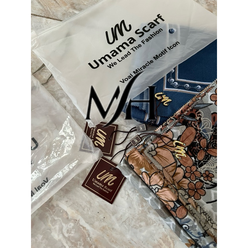 Hijab Premium Umama Scarf The Fashion Motif Icon/ Kerudung Segi Empat Umama Scarf Fashion