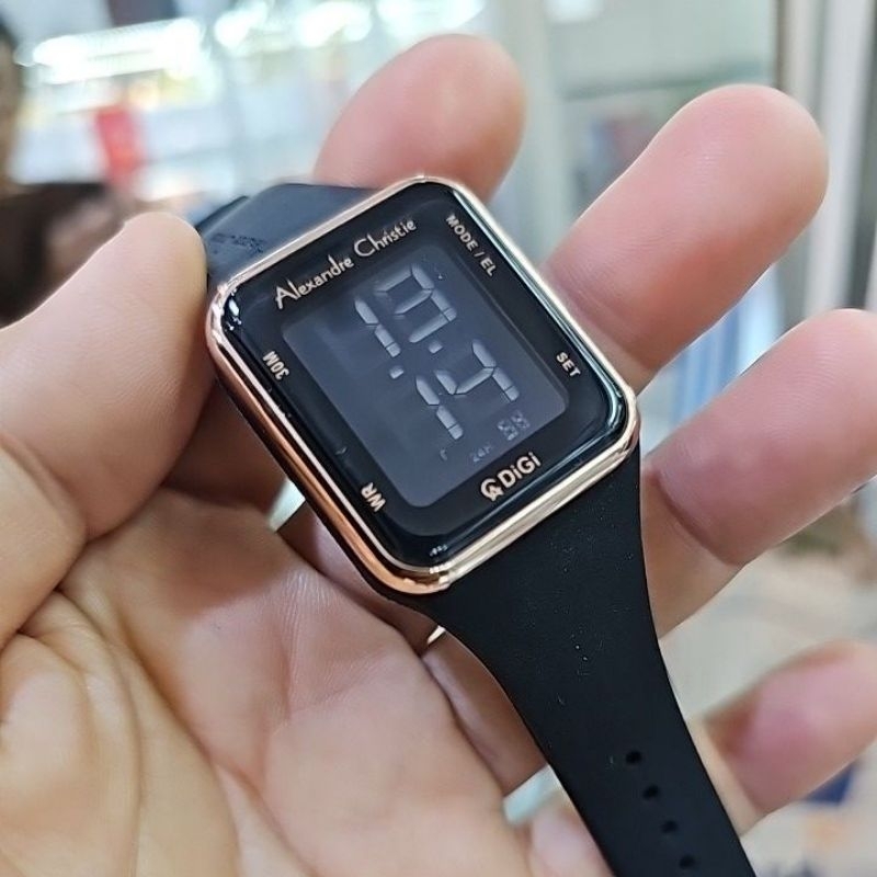 jam tangan digital wanita ALEXANDRE CHRISTIE 9361 LHRRGBA