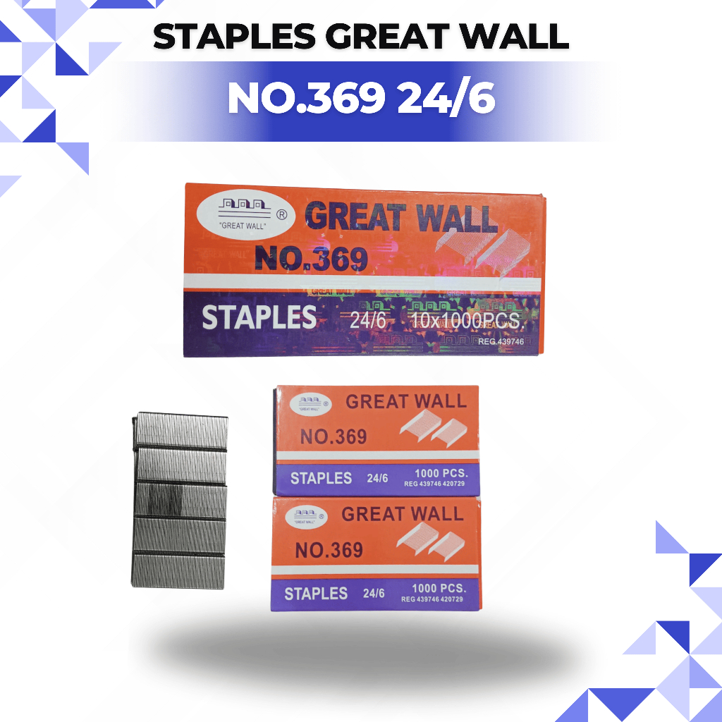 

Isi Staples Kecil Great Wall Greatwall 24/6 No.369