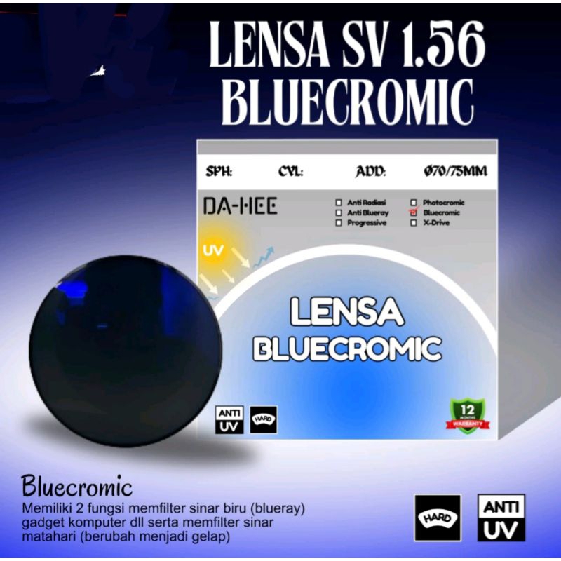 Only lensa Bluecromic norma/mimus/plus