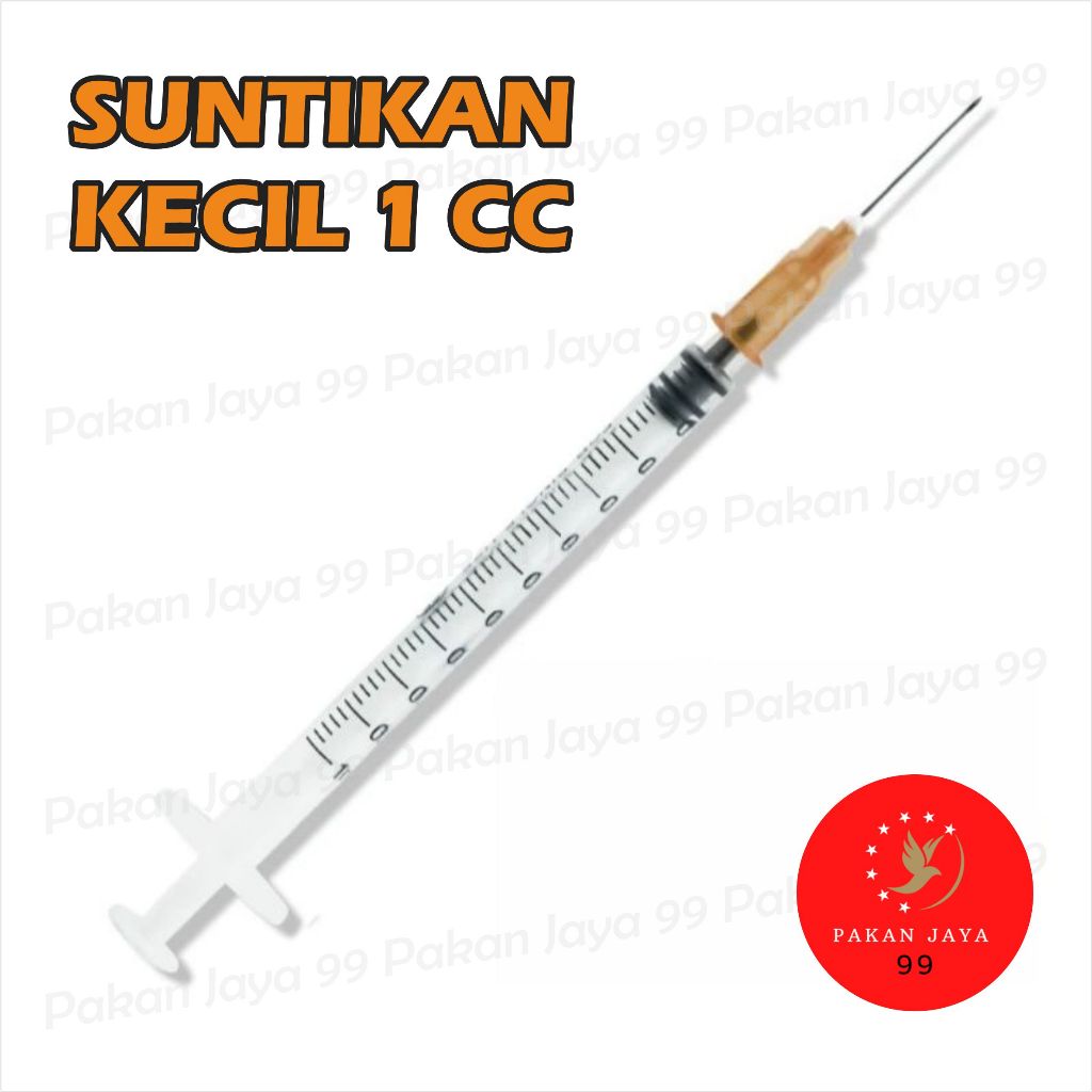 READY SUNTIKAN STERIL KECIL 1CC 1ML UNTUK HEWAN SPET SPED AYAM BURUNG KUCING ANJING