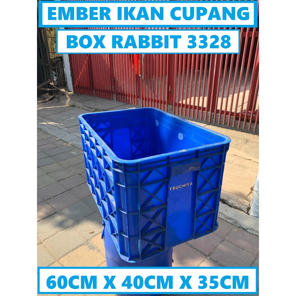 box tahu bak tahu rapat container plastik rabbit bekas 3328 serbaguna