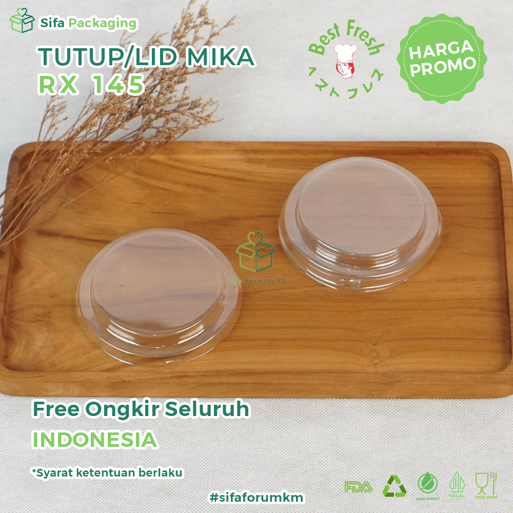 Tutup Mika Alumunium Foil Tray RX 145 Lid Mika (Tutup Saja)