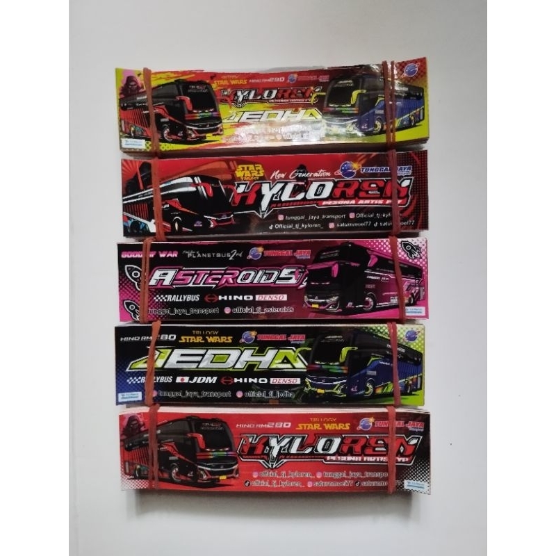 

Stiker Bus basuri Kyloren x jedha