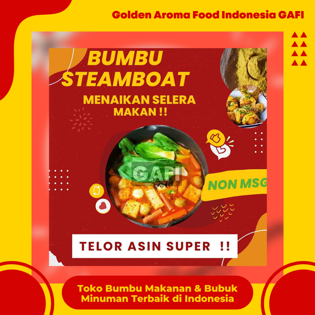 

BUMBU SUKI INSTAN Telur Asin Super NON MSG 1 Kg Steamboat Shabu Hotpot Bumbu Instant Tomyum Rasa Telur Asin Super NON MSG Suki Steamboat Ramen Bakso Miso Bubuk Steamboot Sukiyaki Grill Bakar Instant Gafi Bumbu Instan