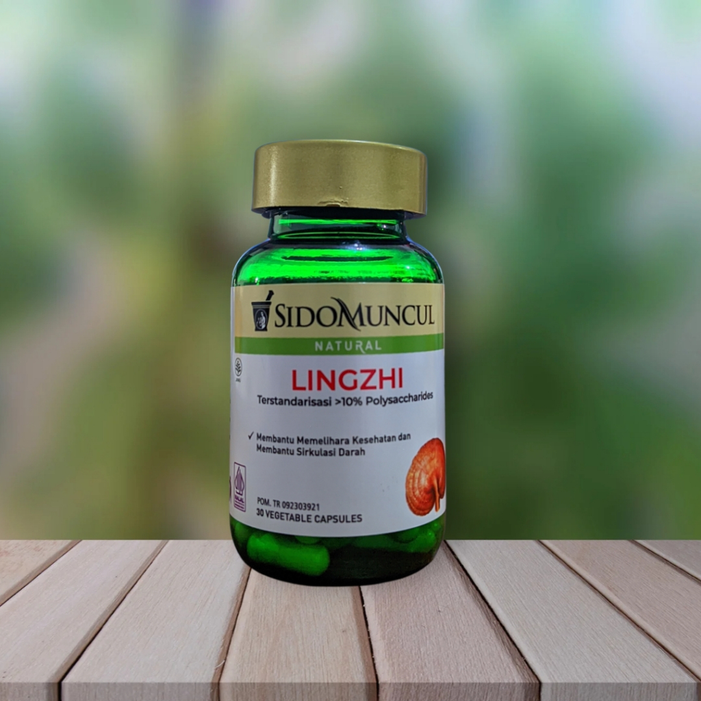 KAPSUL JAMUR LINGZHI 8000 mg isi 30 kapsul SIDOMUNCUL