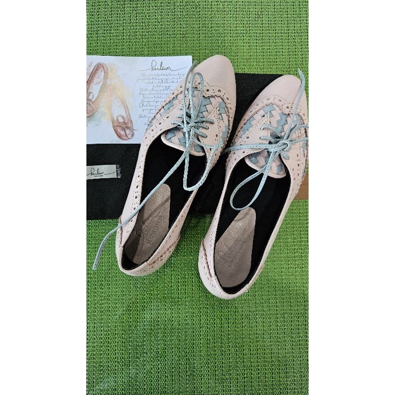 SEPATU SERLIUM/SEPATU KULIT SAPI ASLI/SRPATU WANITA/SEPATU  AMNA