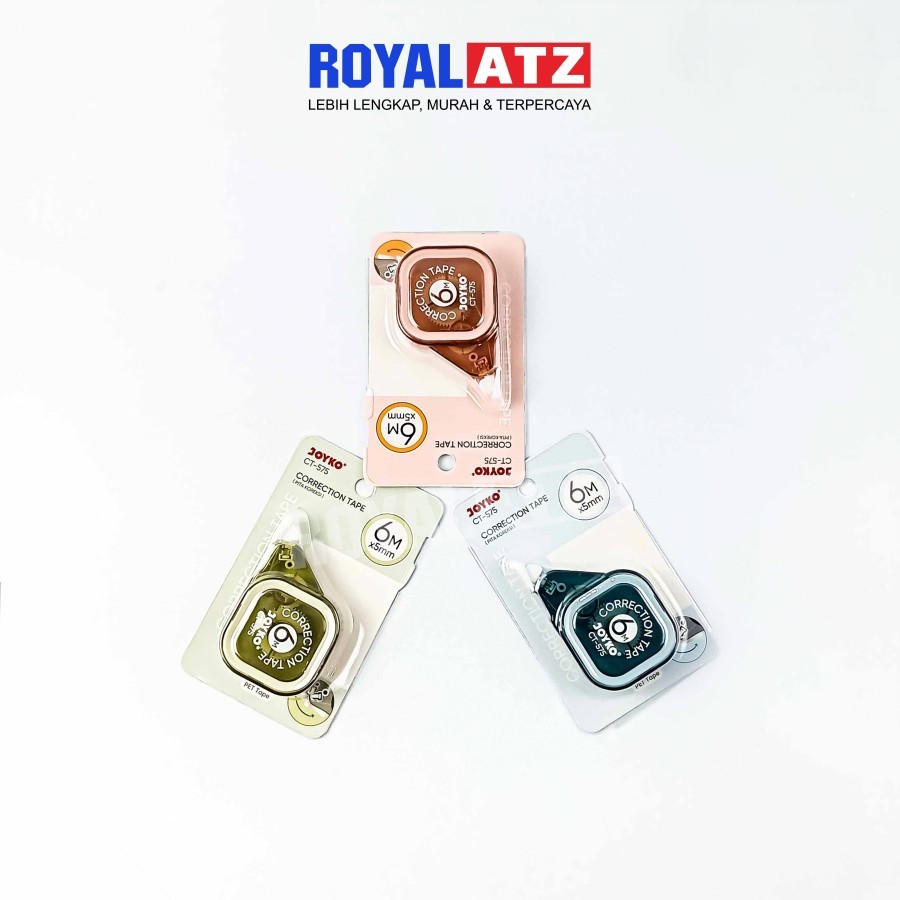 

Correction Tape / Tip Ex Kertas CT-575 Joyko