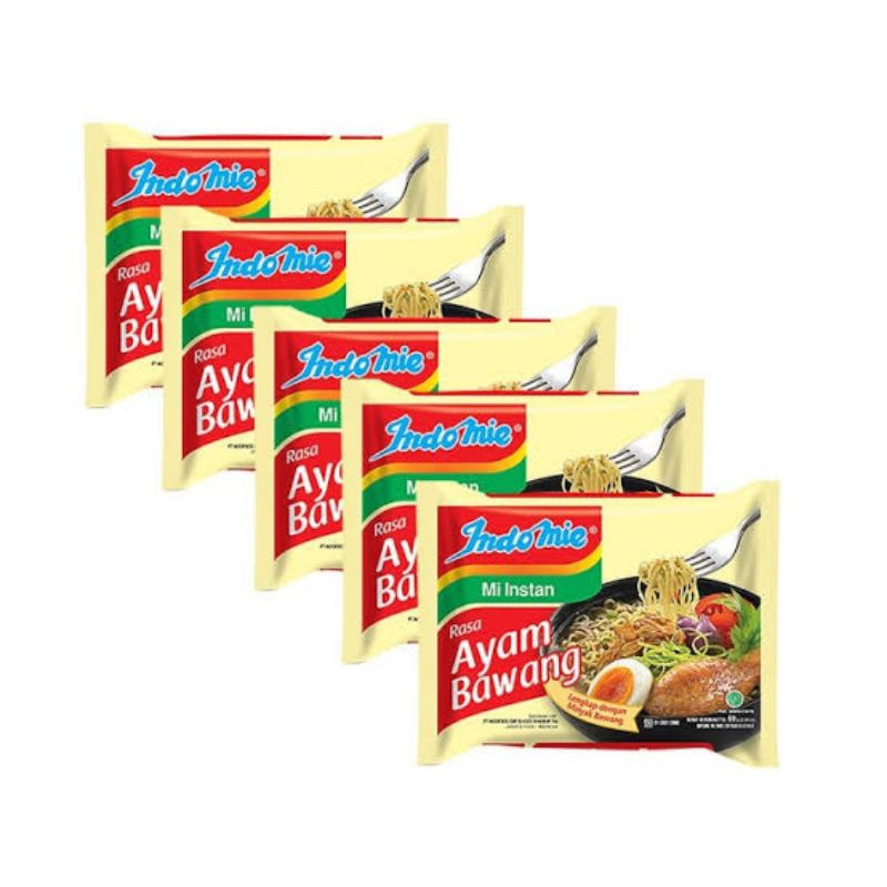 

Indomie ayam bawang 5 pcs