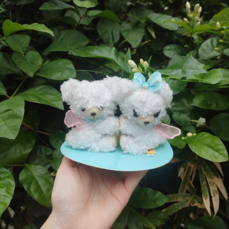 Boneka Teddy Unibearsity Couple Wedding Fairy Sepasang Magnet Disney ORIGINAL NEW