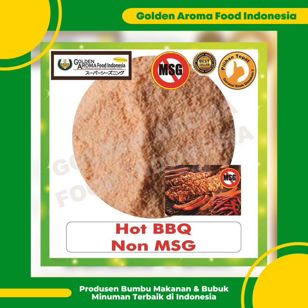 

Bumbu Tabur Rasa BBQ Pedas Non MSG 1 Kg Jual Bubuk Tabur Barbeque Pedas No MSG Murah Enak Aman GAFI