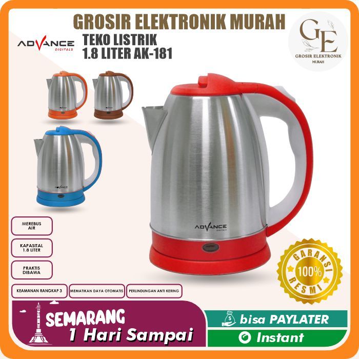 Advance Teko LIstrik 1,8 Liter/Advance AK-181 1.8liter hemat listrik Teko Listrik/ Kettel Elektrik