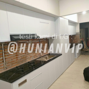 Kitchen set aluminium / Rak dapur minimalis terpasang