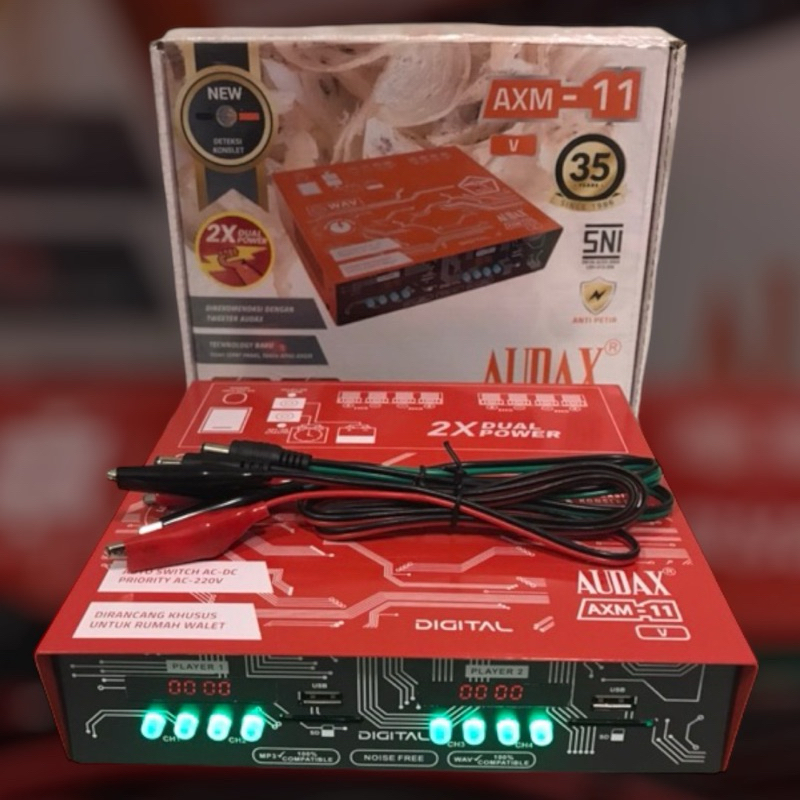 AMPLIFIER AUDAX AXM 11 VERSI 5 TERBARU