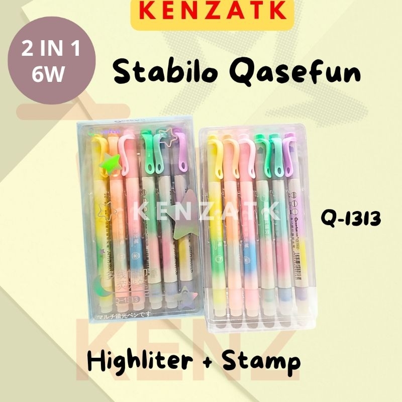 

Stabilo/Highliter + Stampel Karakter Star 6W