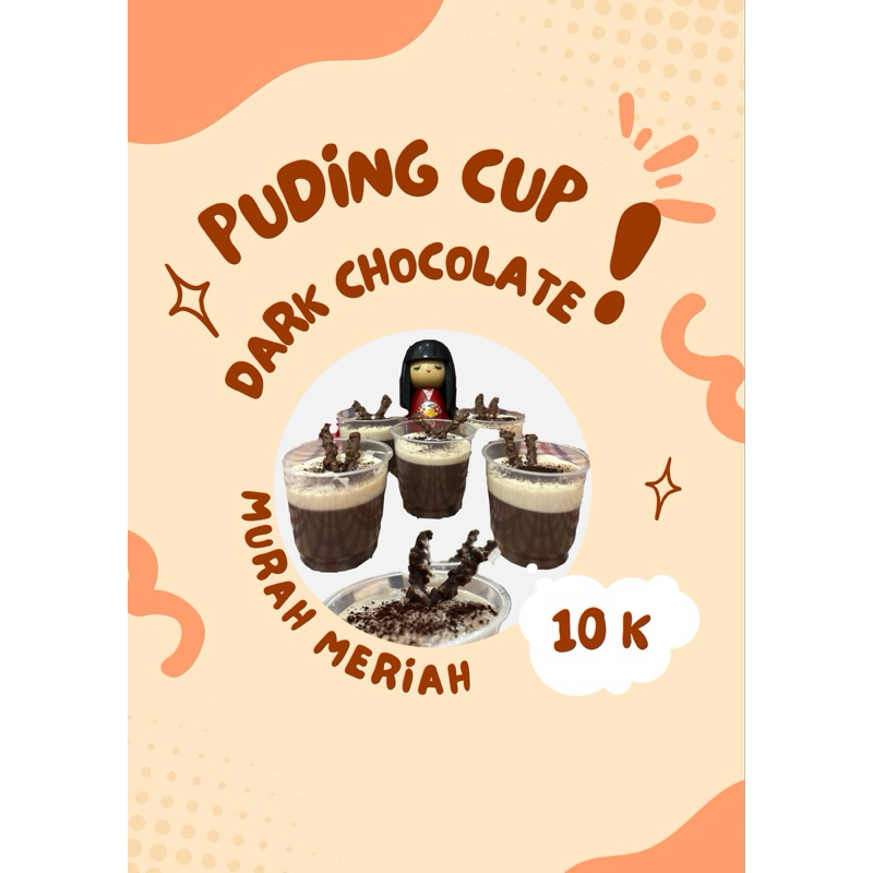

Puding Cup Dark Chocolate