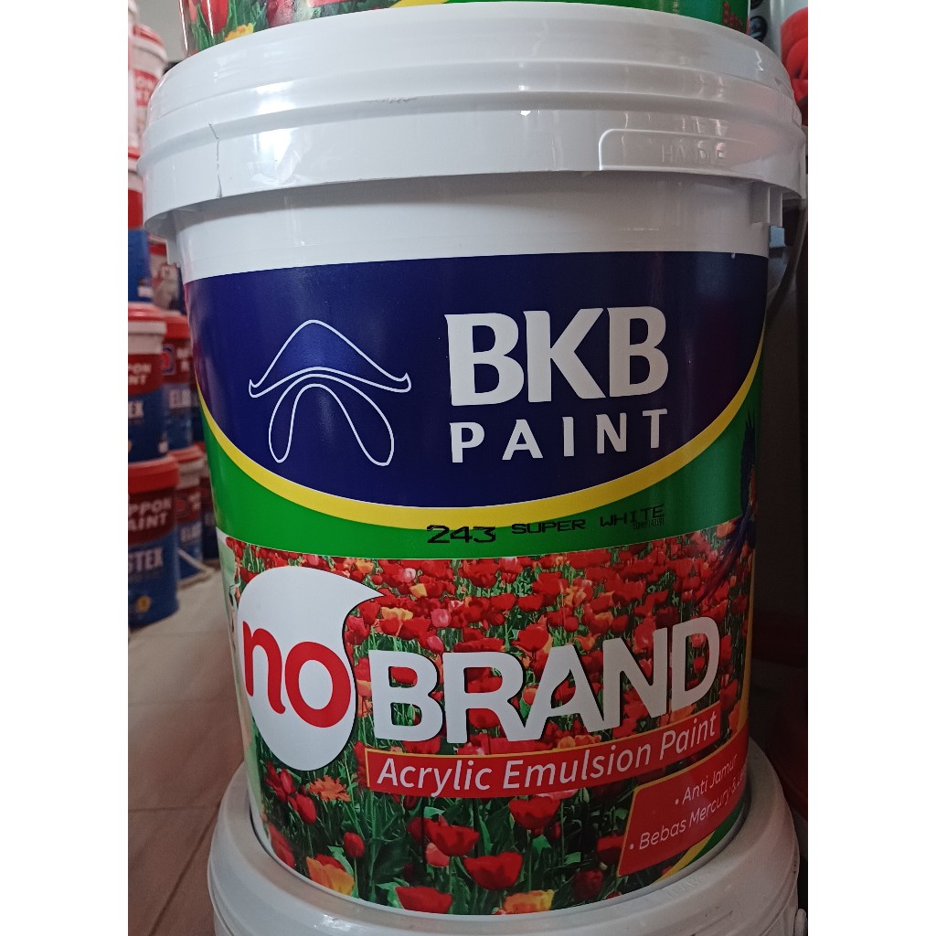Cat Tembok Nobrand BKB Paint Putih 20kg