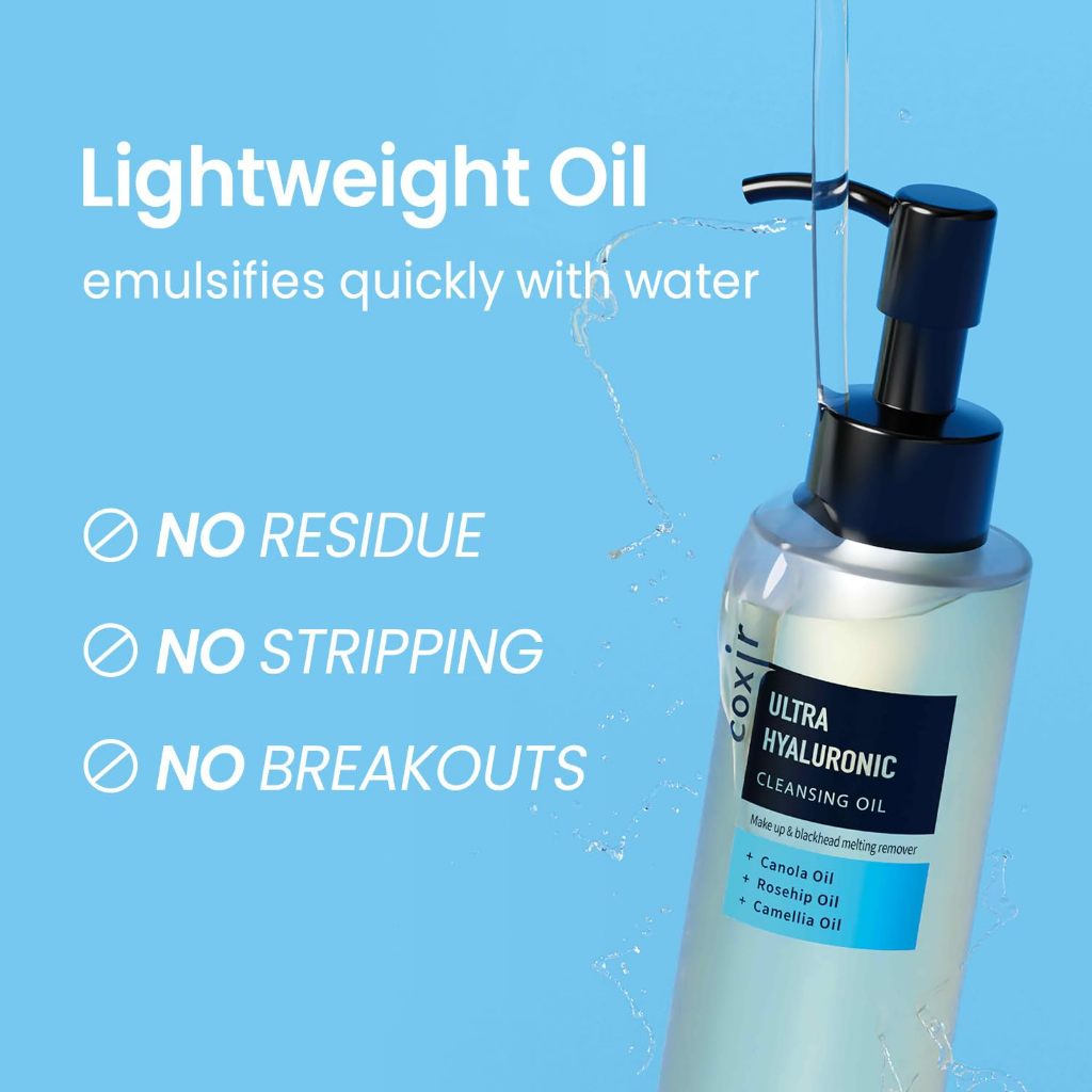 [NEW] coxir Ultra Hyaluronic Cleansing Oil Makeup & Blackhead Melting Remover