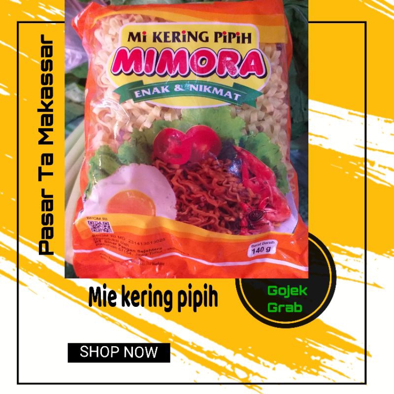 

126 gram Mimora Mie pipih mie kering pipih