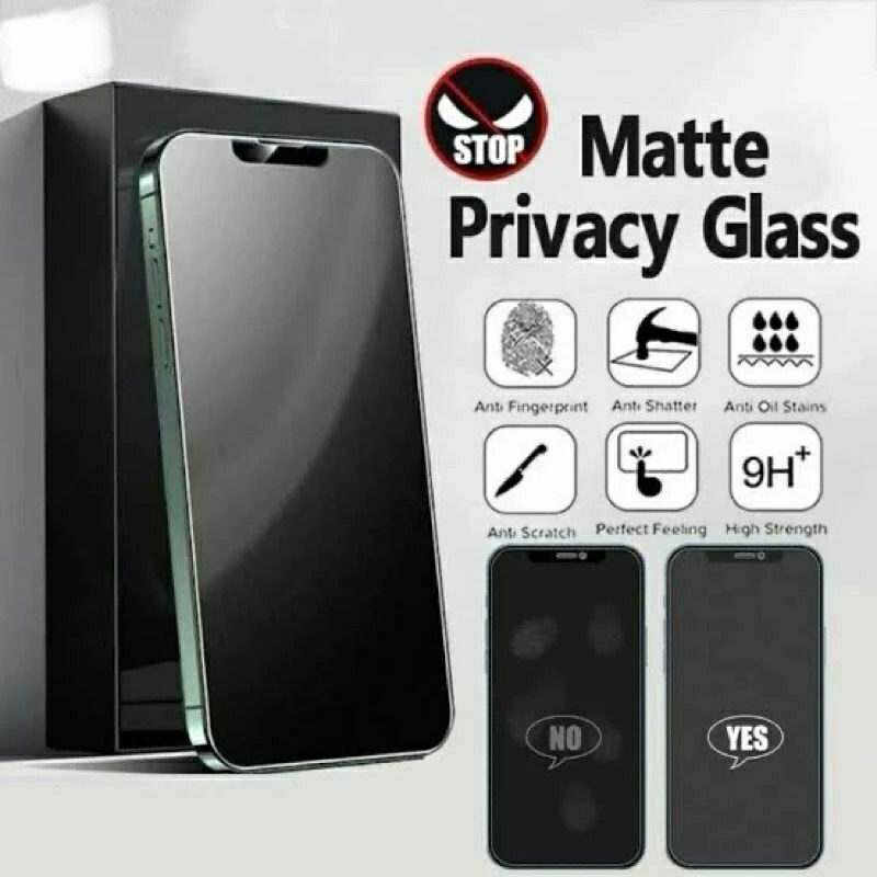 Tempered Glass Anti Spy Matte Realme 2 Realme 2 Pro Realme 3 Realme 3i Realme 3 Pro Realme 5 Realme 