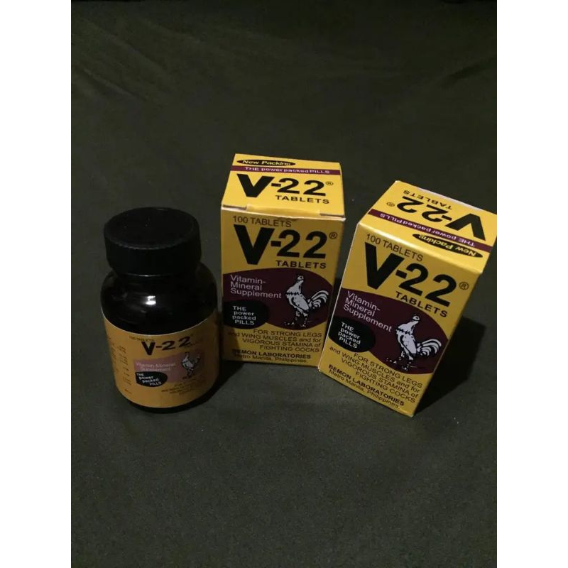 V-22 Import Obat/Vitamin Ayam Piliphins/Bangkok Ecer 1 Butir V22 V 22 BEMON