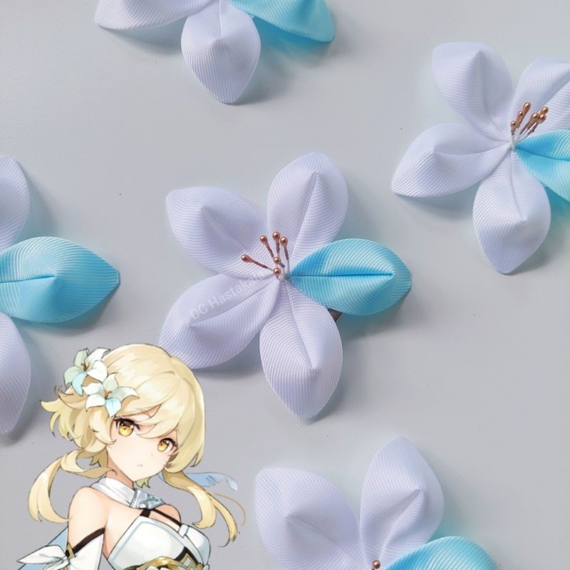 Lumine Flower - Genshin Impact Kanzashi
