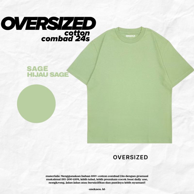 KAOS POLOS OVERSIZE UNISEX COTTON COMBED 24S PREMIUM OVERSIZED TSHIRT T-shirt Oversized  Unisex Pria