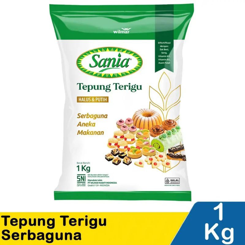 

Sania Tepung Terigu Serbaguna 1Kg