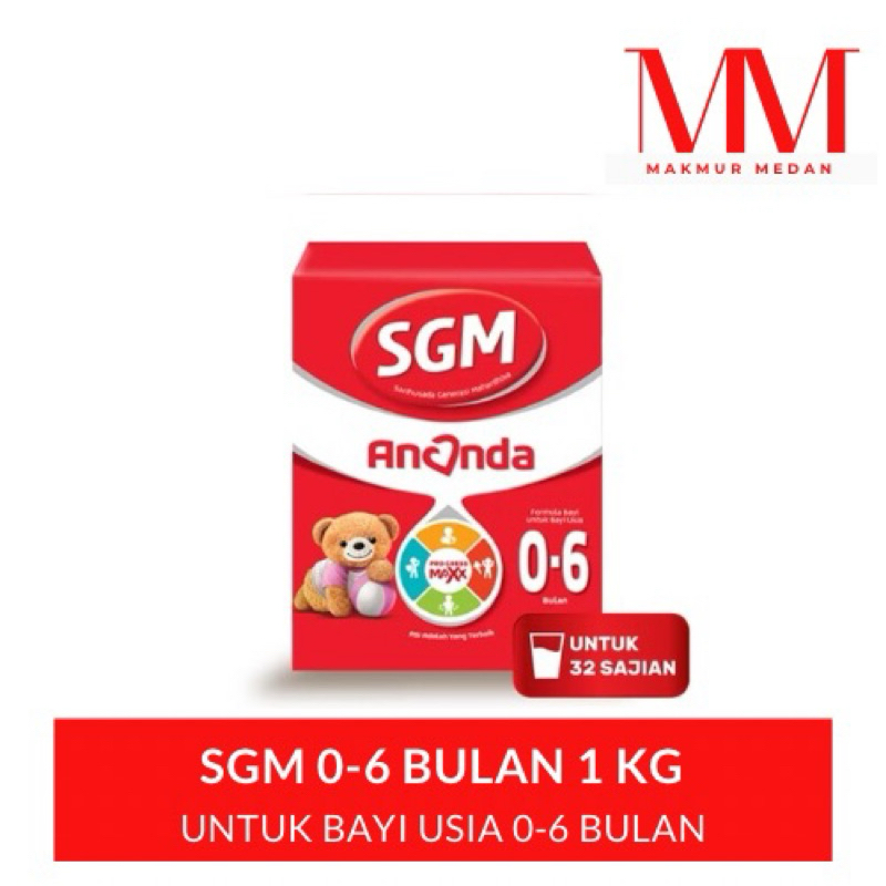 SGM 0 - 6 BULAN ANANDA 1000 GR / 1 KG