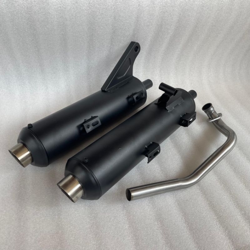 Knalpot Copy Cms Suara Bass Adem No Mber mber untuk Semua jenis Motor Matic Seperti Beat ESP Beat De