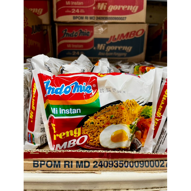 Mie Goreng Jumbo 1 Dus isi 24 Pcs / Indomie Goreng Jumbo 24 pcs