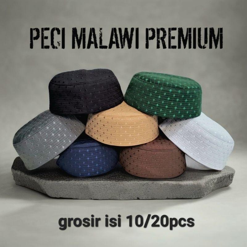 GROSIR ISI 20PCS | PECI MALAWI MOTUF TOTOL TERBARU/KOPIAH MALAWI PREMIUM