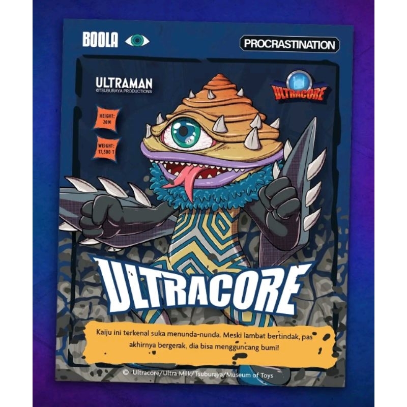 SECRET Ultracore x ultramilk blindbox Vol 2 ( KAIJU BOOLA )