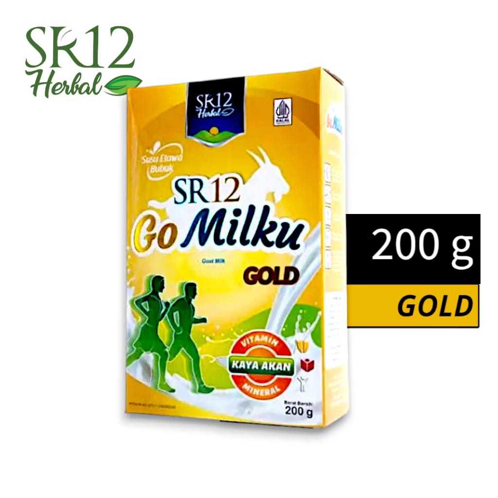 

GOMILKU SR12 GOLD 200 GRAM | Susu Kambing untuk Lansia | Susu Kesehatan